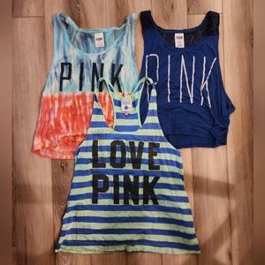 VS PINK Tank Top Lot - Size XS